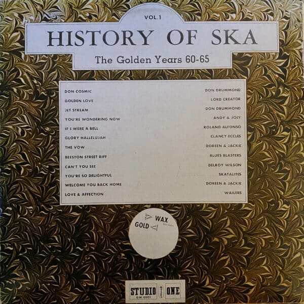 Various History Of Ska Vol. 1 The Golden Years 6065 Fresh