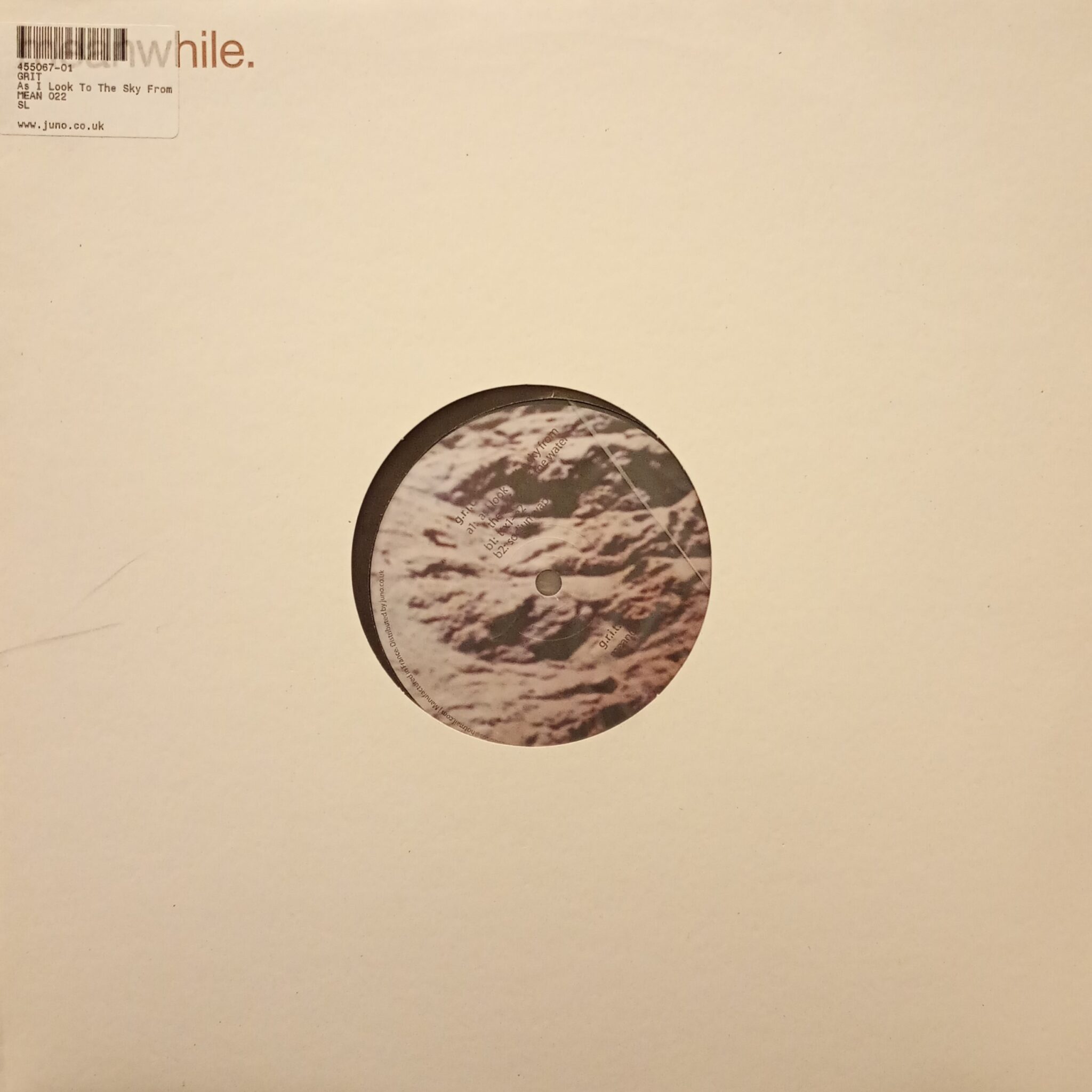 G.R.I.T. – As I Look To The Sky From The Surface Of The Water