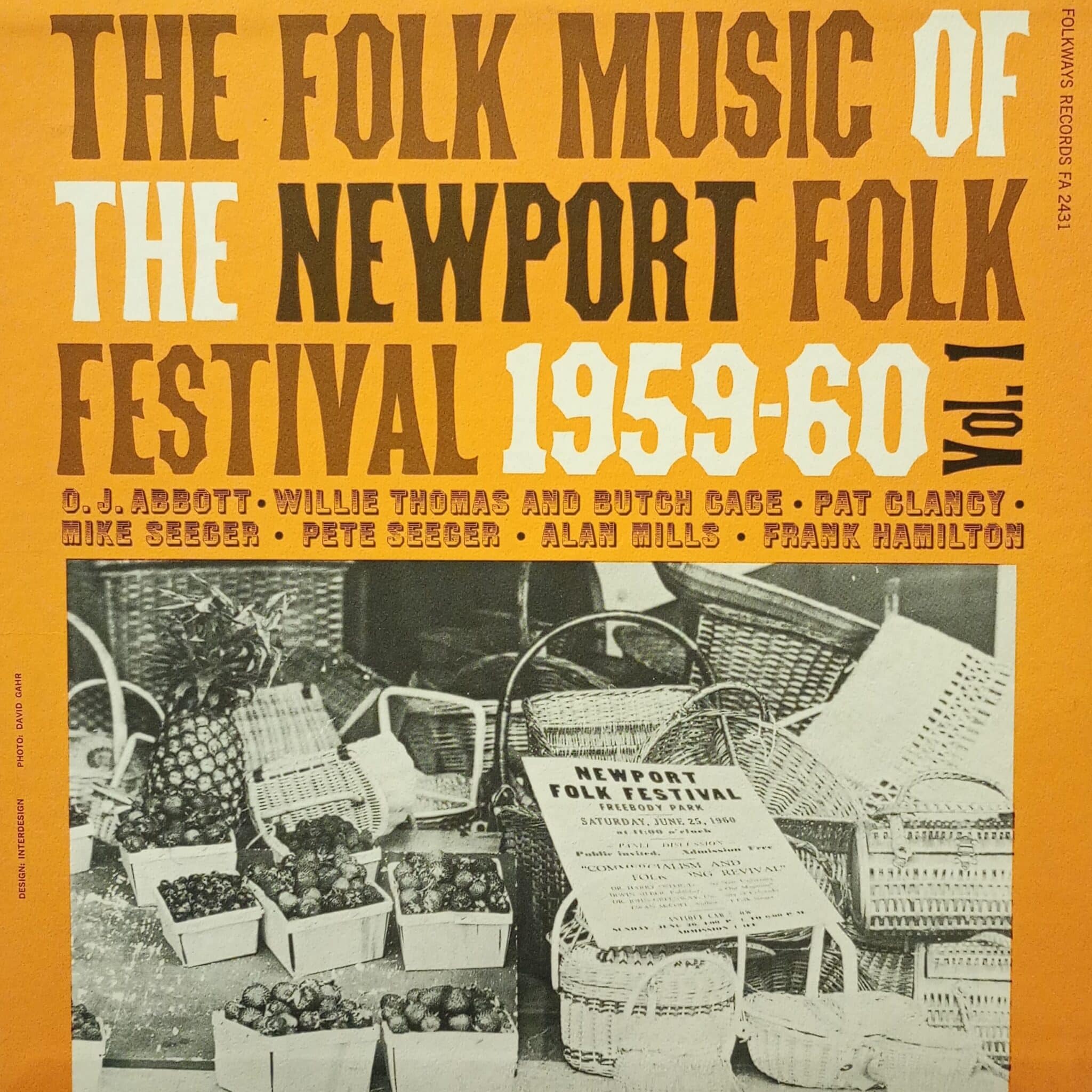 Various – The Folk Music Of The Newport Folk Festival 1959-60, Vol. 1