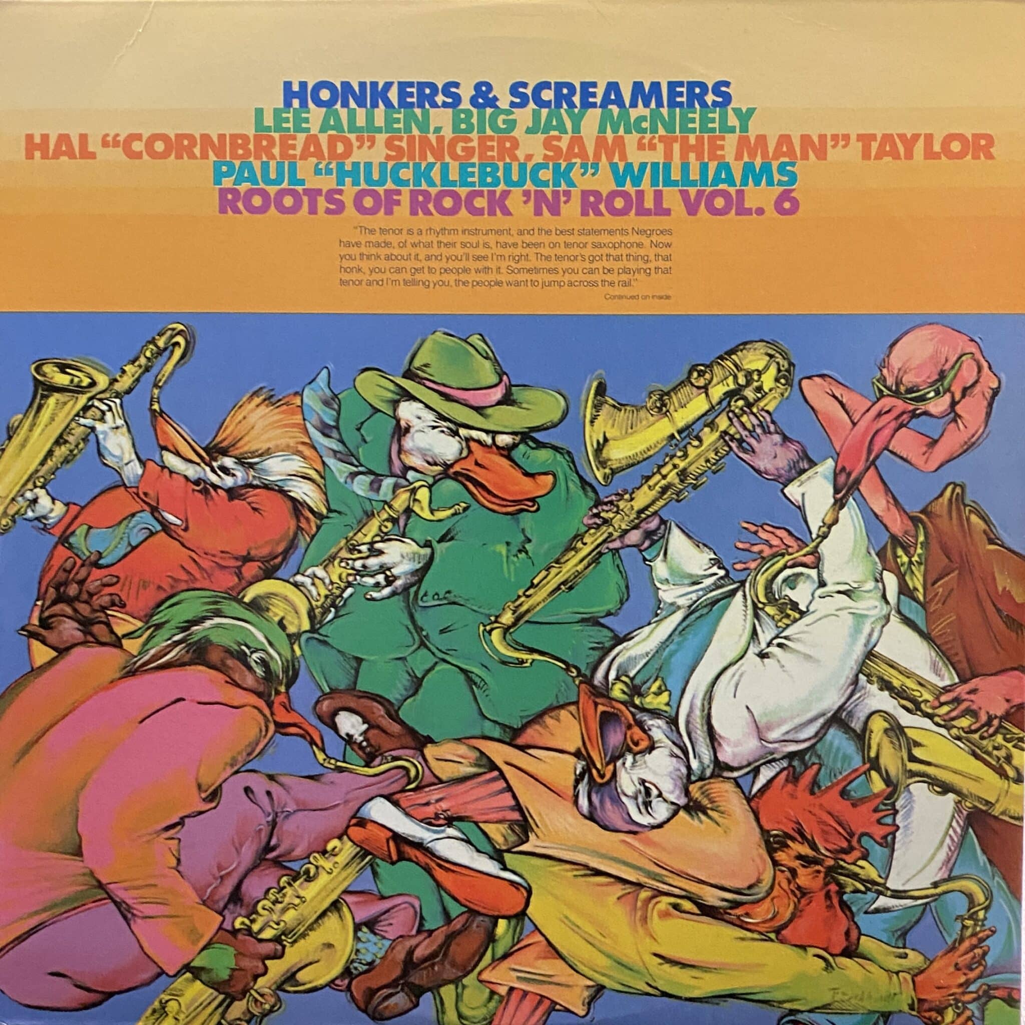 Various – Honkers & Screamers: Roots Of Rock 'N' Roll Vol. 6