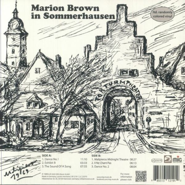 Marion Brown – Marion Brown In Sommerhausen - Image 2