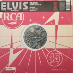 Elvis – One Night SINGLE
